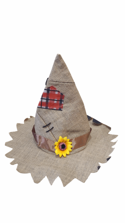 CHAPÉU JUNINO DE POLIESTER DECORATIVO 40X28CM