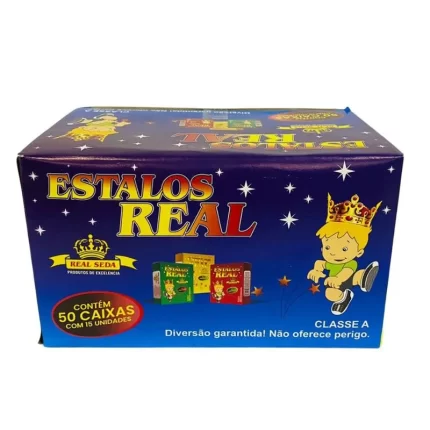 ESTALO COM 50 CAIXAS DE 15UN - REALSEDA