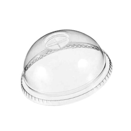 TAMPA BOLHA TRANSPARENTE COM FURO COM 50UN - BOMPACK