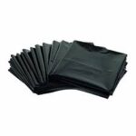 SACO PLASTICO C/10 UNIDADES 150 LITROS 90X105 - 0,12 PRETO - SUSTENPLAST