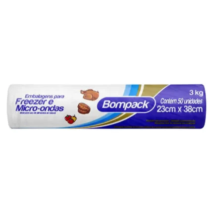 SACO FREEZER BOMPACK 3KG/50 UN - BOMPACK
