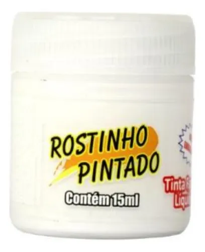 TINTA LIQUIDA BRANCA15ML - ROSTINHO PINTADO