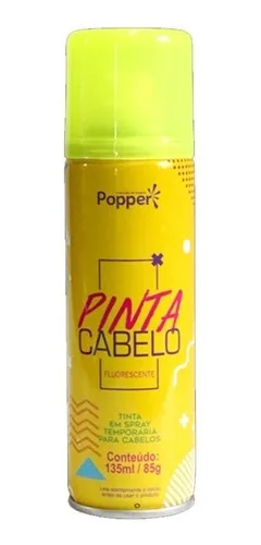 TINTA PINTA CABELO COR AMARELO 85G - POPPER