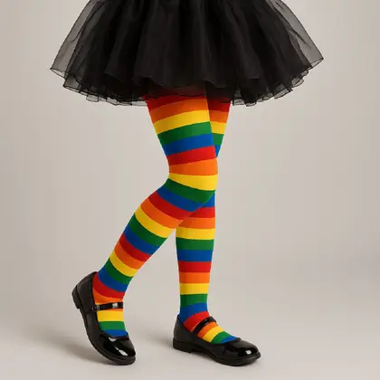 MEIA MULTICOLORIDA 70CM