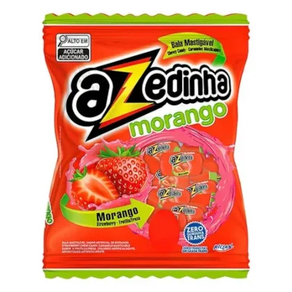 BALA MASTIGÁVEL AZEDINHA YOGURTE MORANGO 500G - RICLAN