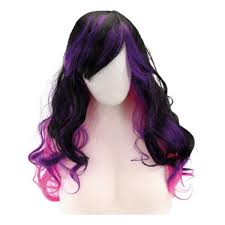 PERUCA LONGA MECHAS ROSAS 120G