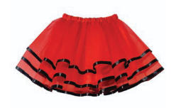 SAIA ORGANZA JOANINHA LUXO VERMELHO 40M