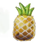 BALÃO METALIZADO MORANGO, ABACAXI AMARELO OU ROSA 45X45CM - 1 UNIDADE