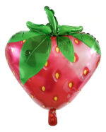 BALÃO METALIZADO MORANGO, ABACAXI AMARELO OU ROSA 45X45CM - 1 UNIDADE - Imagem 3