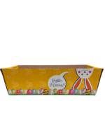 KIT 3 BANDEJAS TRAPÉZIO G COELHO FELIZ 33X23,3X10,5CM