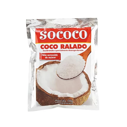 COCO RALADO SOCOCO 100G SEM AÇUCAR