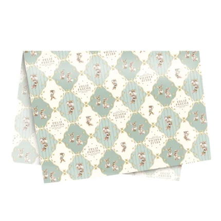 PAPEL SEDA CLASSIQUE BUNNY VERDE 49x59CM