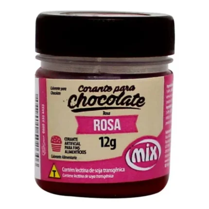 CORANTE PARA CHOCOLATE - CORANTE ARTIFICIAL PARA FINS ALIMENTÍCIOS ROSA 12G