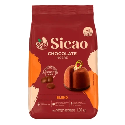 CHOCOLATE NOBRE EM GOTAS BLEND 1,01KG - SICAO