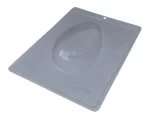 FORMA PARA CHOCOLATE EM ACETATO COM SILICONE 3 PARTES OVO LISO 250g - BWB - Imagem 2