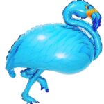 BALÃO METALIZADO FLAMINGO - ROSA OU AZUL - 1 UNIDADE - Imagem 2