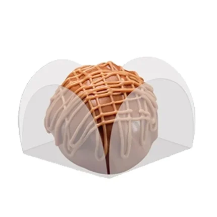 FORMINHA PARA DOCES 4 PETALÁS DE ACETATO 3,8X3,8x2,5CM COM 50UN