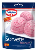 PÓ DE PREPARO PARA SORVETE SOBOR MORANGO 150G - DR. OETKER