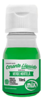 LÍQUIDO - MISTURA DE CORANTES ARTIFICIAIS PARA FINS ALIMENTÍCIOS VERDE HORTELÃ 10ML - Imagem 2