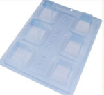 FORMA PARA CHOCOLATE EM ACETATO COM SILICONE 3 PARTES COPO MOUSSE 3 - BWB