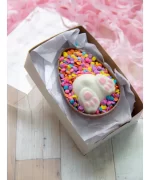 FORMA PARA CHOCOLATE EM ACETATO COM SILICONE 3 PARTES BUMBUM COELHO - BWB