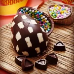 FORMA PARA CHOCOLATE EM ACETATO COM SILICONE 3 PARTES OVO LISO CASCA FINA TAMANHO 250G - BWB - Imagem 2