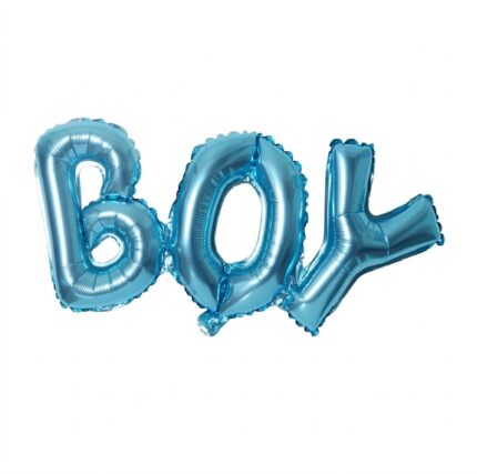 BALÃO METALIZADO BOY AZUL 91x36CM