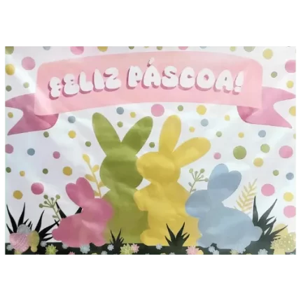PAINEL DE TNT ESTAMPADO PÁSCOA 1,00X1,40M