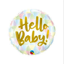 BALÃO HELLO BABY 18" POLEGADAS REDONDO