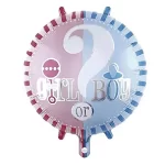 BALAO METALIZADO REVELACAO BOY & GIRL M1 45X45CM C/1 UN   - COLORIDO - Imagem 2