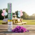 LANÇA CONFETE PAPEL REVELAÇÃO ROXO POPPER