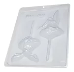 FORMA PARA CHOCOLATE SIMPLES TRADICIONAL PIRULITO COELHO - BWB