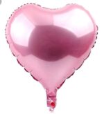 BALÃO METALIZADO CORAÇÃO ROSA 18 POLEGADAS - Imagem 2