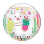 BALAO 22" BUBBLE SIMPLES PC1 HAPPY BIRTHDAY LHAMA