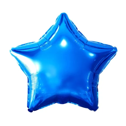 BALAO METALIZADO ESTRELA 18 POLEGADAS C/1 UN 266  - AZUL ESCURO