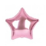 BALAO METALIZADO ESTRELA 10 POL UN  - ROSA - Imagem 2