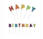 VELA HAPPY BIRTHDAY COLORIDA GLITTER- SILVER