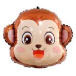 BALAO METALIZADO CABECA MACAQUINHO 58X61CM C/1 UN - Imagem 2