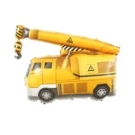 BALAO METALIZADO CAMINHAO GUINCHO 33 POL (FLUTUA) C/1 UN
