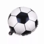 BALÃO METALIZADO BOLA DE FUTEBOL PRETO - 1 UNIDADE - Imagem 3