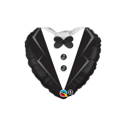 BALAO METALIZADO CORACAO SMOKE 43CM C/1 UN