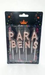 VELA PARABENS ROSE GOLD - Imagem 2