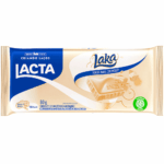 BARRA DE CHOCOLATE BRANCO LAKA 80G - LACTA