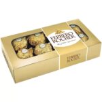 CAIXA DE FERRERO ROCHER BANDEJA COM 08 UNID