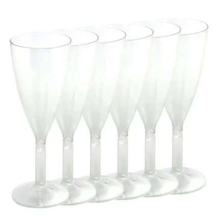 TAÇA SALUT CRISTAL COM 6 UNIDADES - PRA FESTA