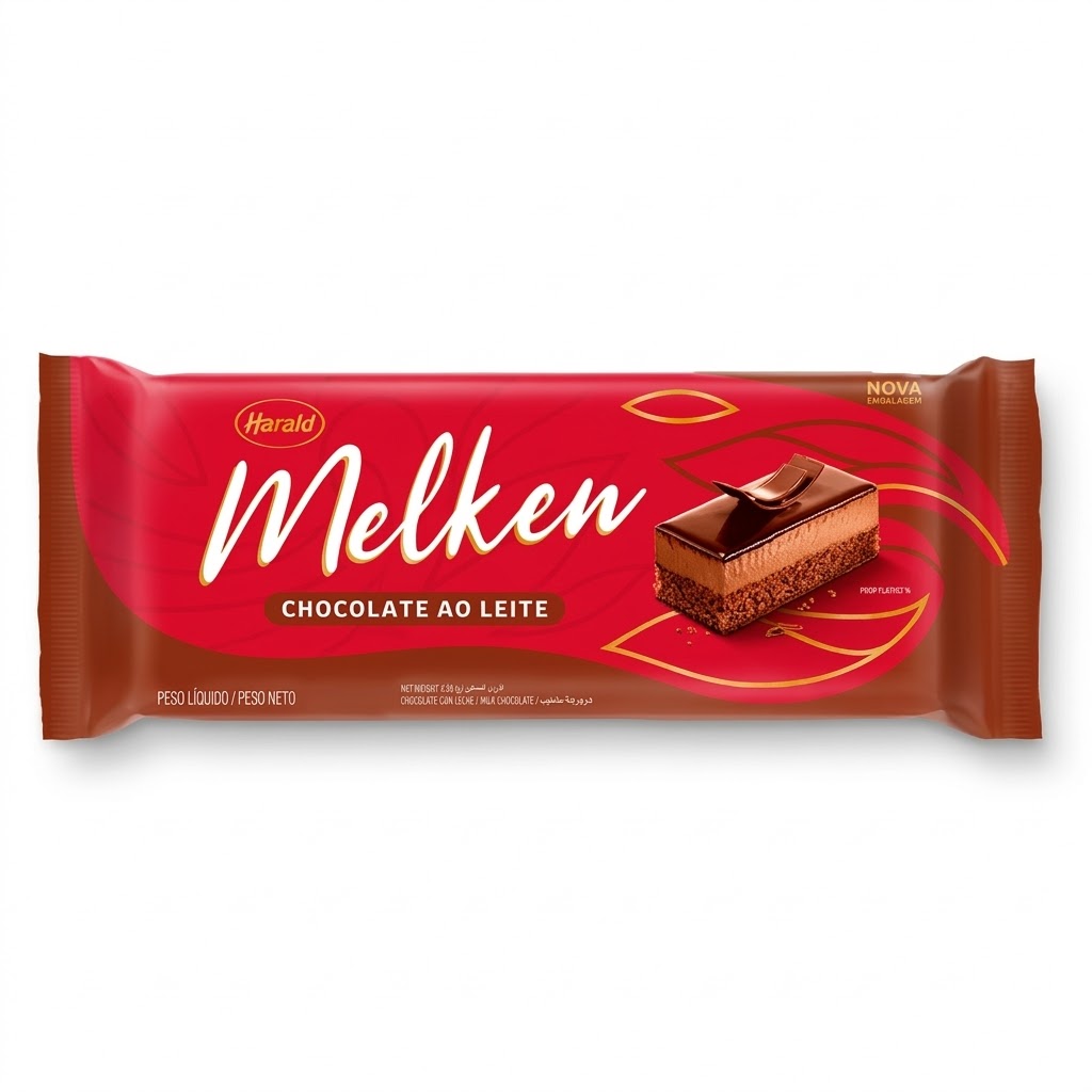 15507308405-unnamed-7.jpg BARRA DE CHOCOLATE MELKEN AO LEITE 1,01KG - HARALD - Imagem 1