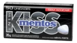 BALA MENTOS KISS LATA MENTA FORTE 50 UNID 35G - Imagem 2