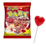 PIRULITO BABY CORAÇÃO MORANGO FLORESTAL 400G - Imagem 2