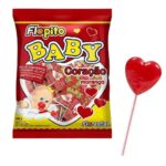 PIRULITO BABY CORAÇÃO MORANGO FLORESTAL 400G