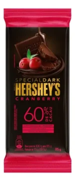 CHOCOLATE SPECIAL DARK 60% CRANBERRY 85G - HERSHEY'S